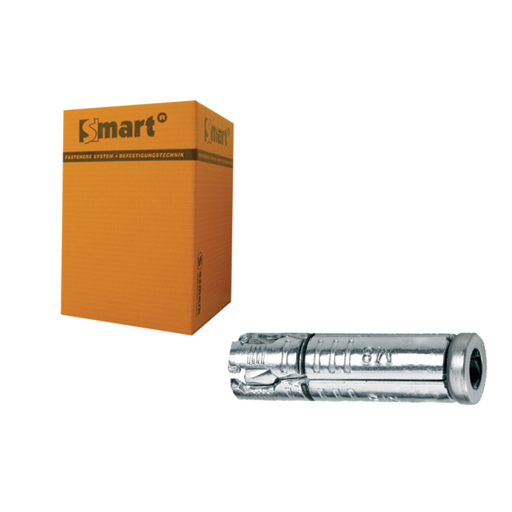 pgb-Europe SMART | Metalen keilbouthuls SMART M10x60 Zn | 50 st SM000H0011000603