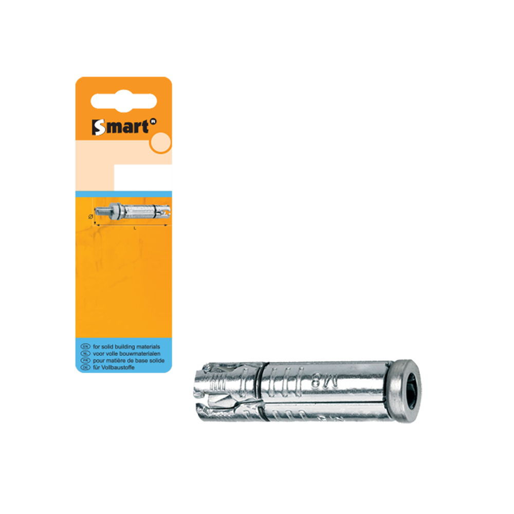 pgb-Europe SMART | Metalen keilbouthuls PFG ES M8x50 Zn | 4 st SM000H001080050H