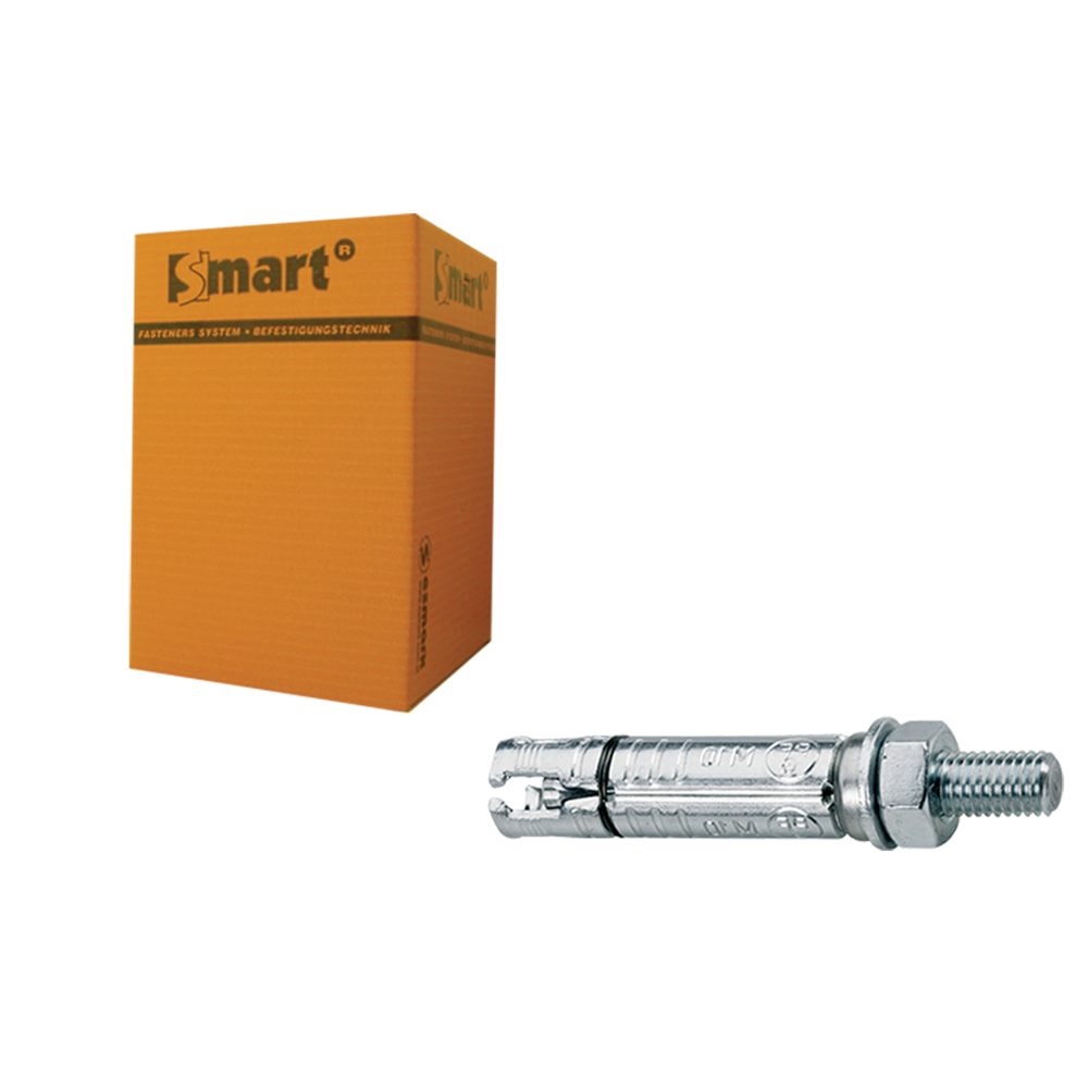 SMART | Keilbout SMART+ankerstang M10x20x90 Zn | 25 st