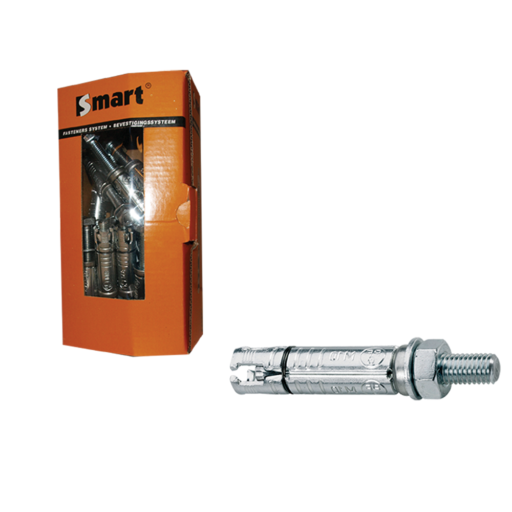 SMART | Keilbout SMART+ankerstang M10x20x90 Zn | 15 st