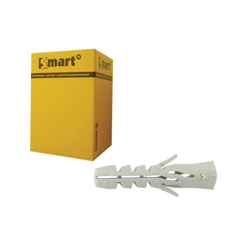 pgb-Europe SMART | Nylon spreidplug zndr boord SMART Ø 8x40 | 100 st - SM000PN000800403
