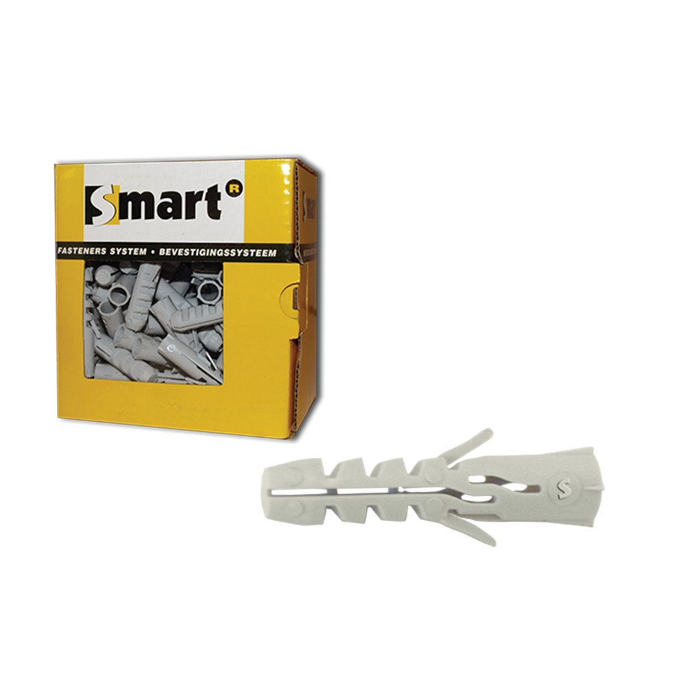 pgb-Europe SMART | Nylon spreidplug zndr boord SMART Ø 6x30 | 100 st SM000PN00060030E