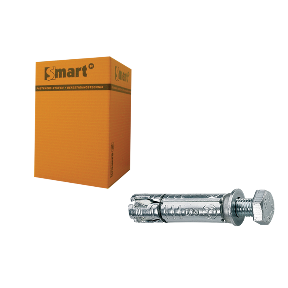 pgb-Europe SMART | Keilbout met tapbout M10x55x110 Zn | 25 st SM000T0011001103