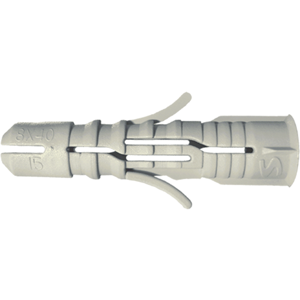 pgb-Europe SMART | Nylon plug met boord Ø 5x25 grijs | 50 st SM00BPN00050025GH