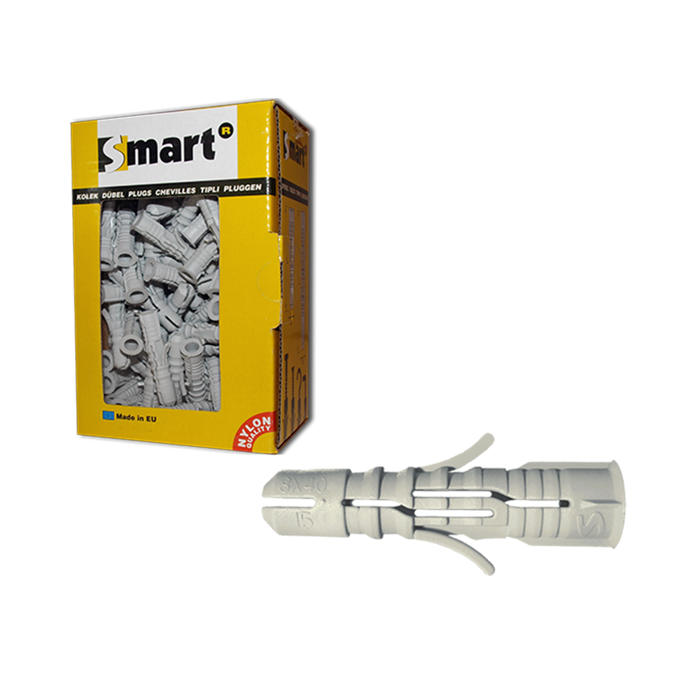 pgb-Europe SMART | Sterke nylon multif. plug Ø 5x25 | 100 st SM00BPN00050025E
