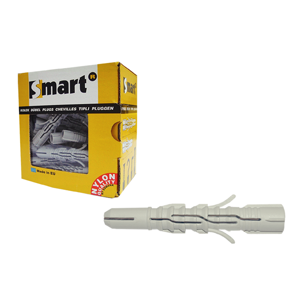 pgb-Europe SMART | Sterk nylon multifunc. plug Ø 8x60 | 50 st - SM00LPN00080060E