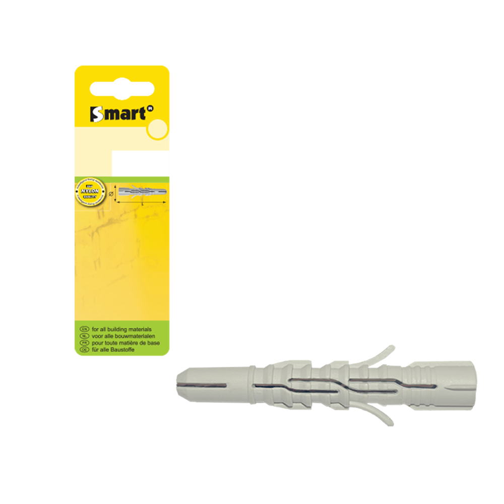 pgb-Europe SMART | Nylon lange plug z.boord Ø 8x60 | 8 st SM00LPN00080060H