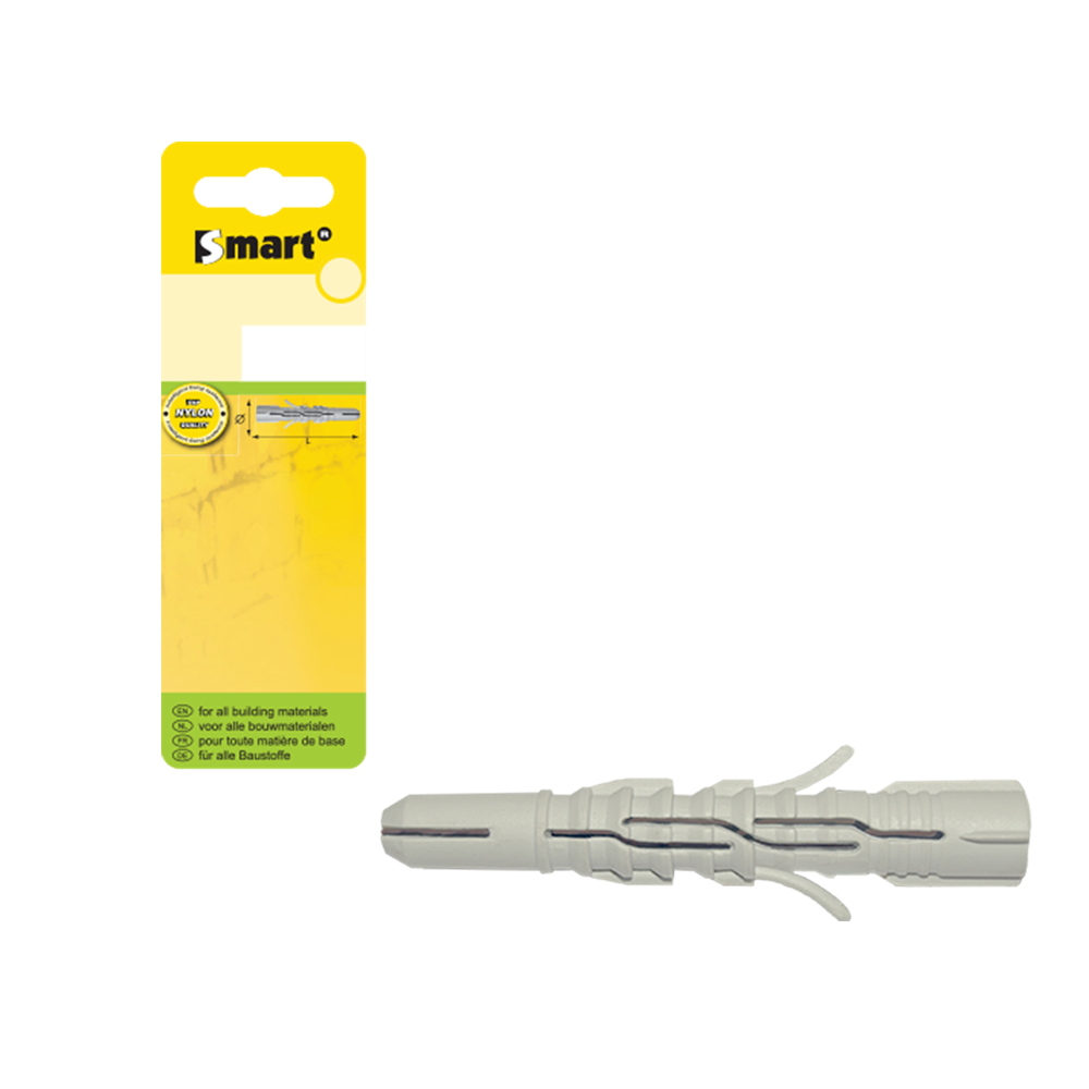 pgb-Europe SMART | Nylon lange plug z.boord Ø 10x70 | 5 st SM00LPN00100070H