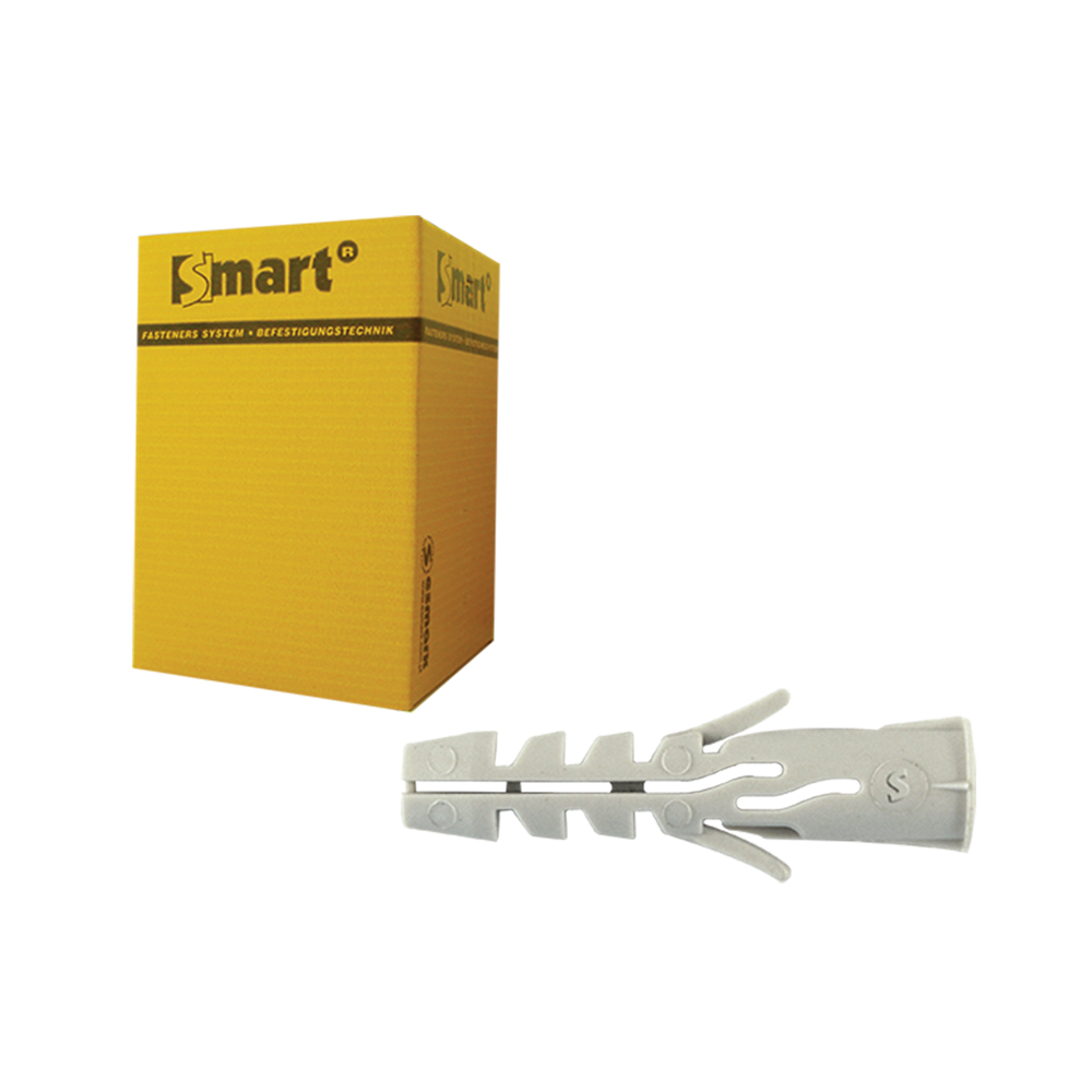 pgb-Europe SMART | Nylon spreidplug met boord SMART Ø 6x30 | 100 st - SM00PBN000600303