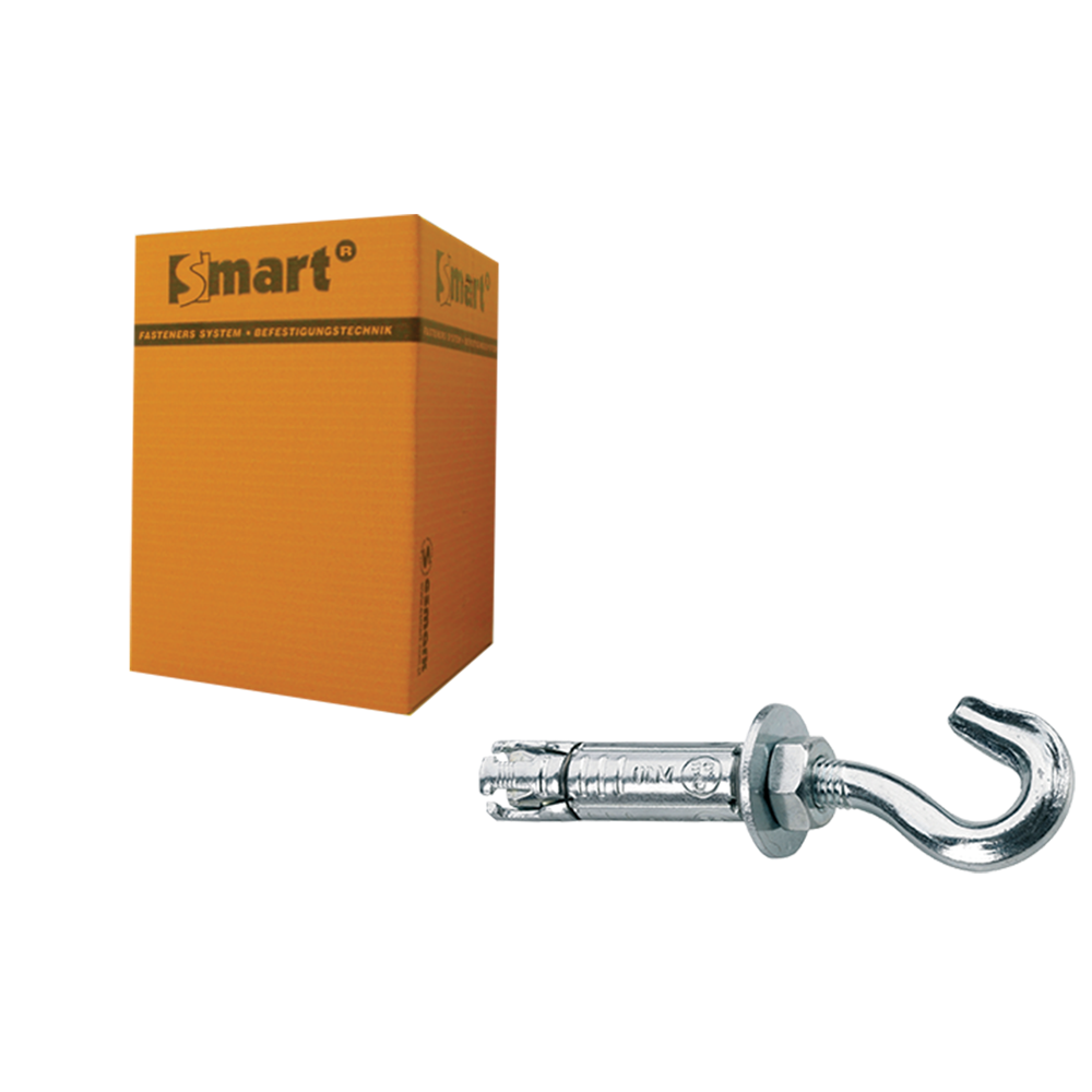 pgb-Europe SMART | Keilbouthuls + haak M10x110 Zn | 10 st SM00TR0011001103