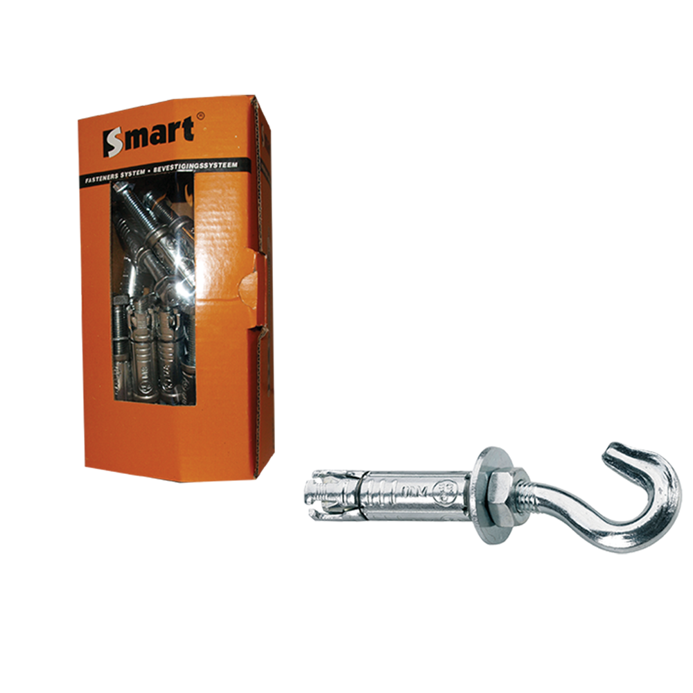 pgb-Europe SMART | Keilbouthuls + haak M12x140 Zn | 5 st SM00TR001120140E