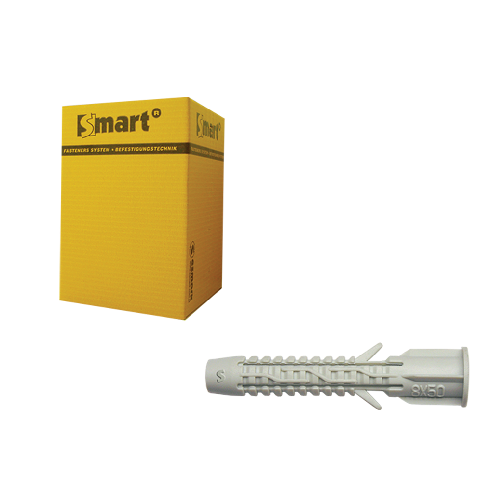 pgb-Europe SMART | Universeelplug met boord Ø 10x60 Ny | 50 st - SM00UPN001000603
