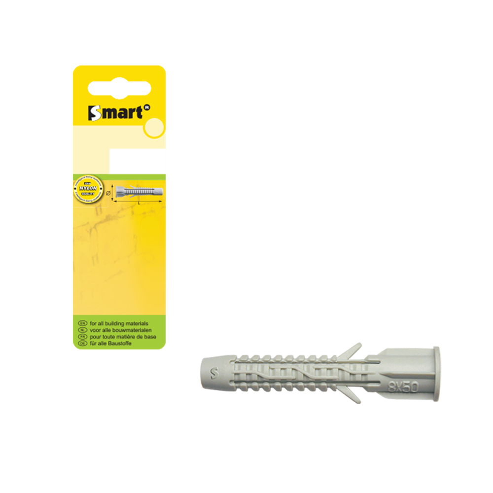 pgb-Europe SMART | Universeelplug met boord Ø 10x60NyG | 6 st SM00UPN00100060H
