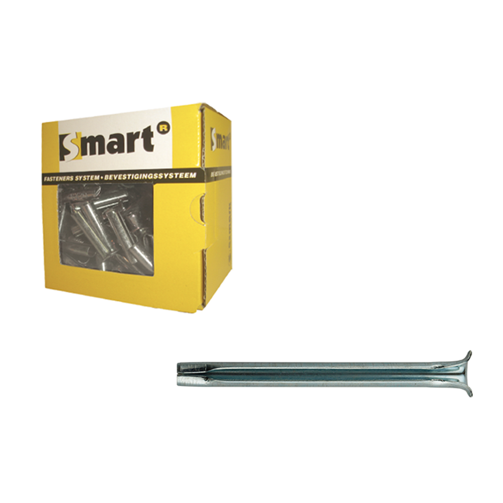 pgb-Europe SMART | Spanhuls in gehard veerstaal 6x60 Zn | 100 st SM00EA001060060E
