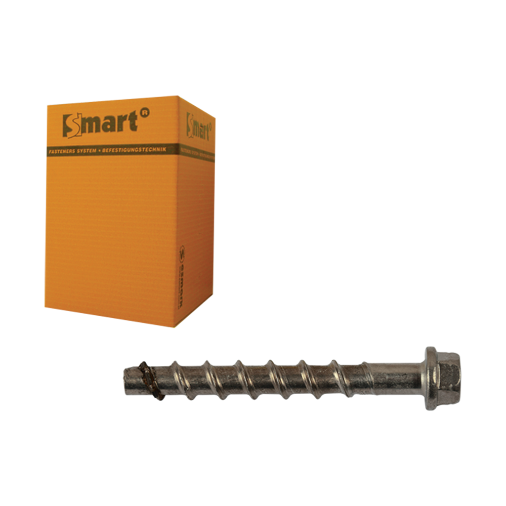 pgb-Europe SMART | Betonschroef S-BSZ 10x65x120 A4 | 50 st SM0BSZB001001203