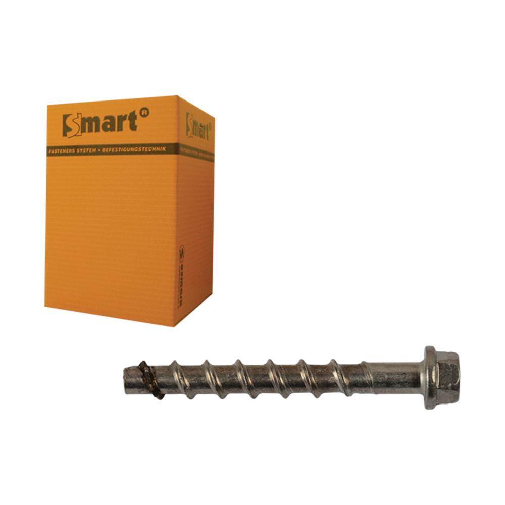 pgb-Europe SMART | Betonschroef S-BSZ 8x25x70 A4 | 50 st SM0BSZB000800703