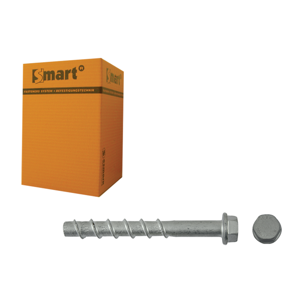 pgb-Europe SMART | Betonschroef S-BSZ 8x95x140 Znlamel | 50 st SM0BSZ0140801403