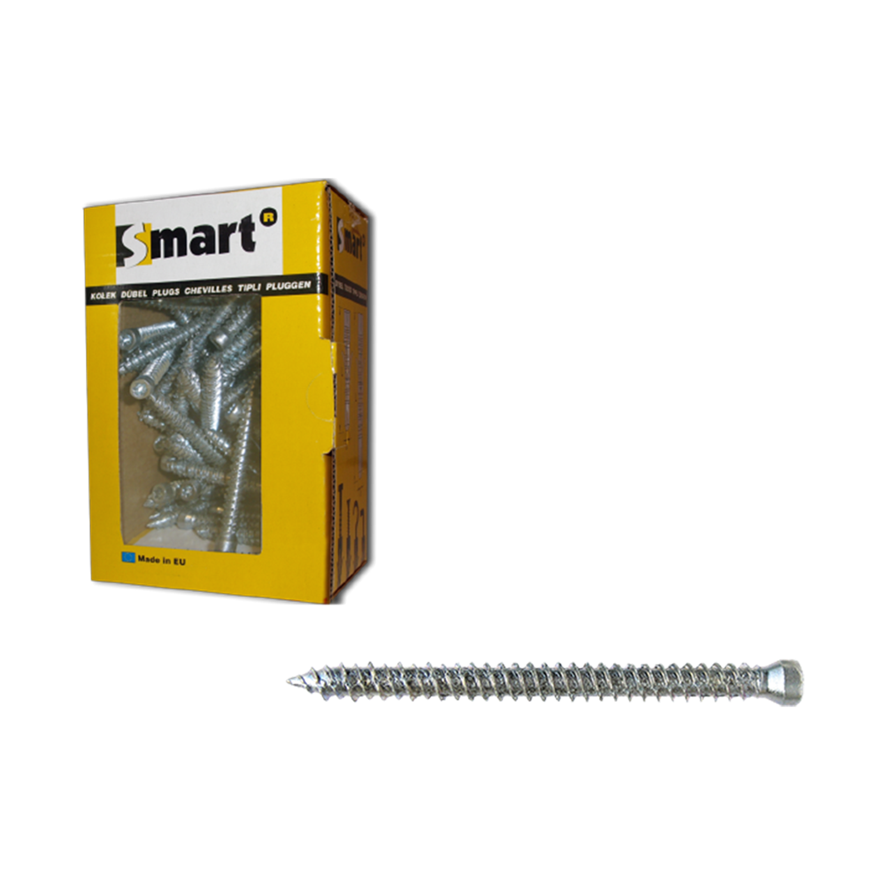 pgb-Europe SMART | Kozijnschroef CK-T30 Ø 7,50x62 Zn | 100 st SM0WSC001075062E