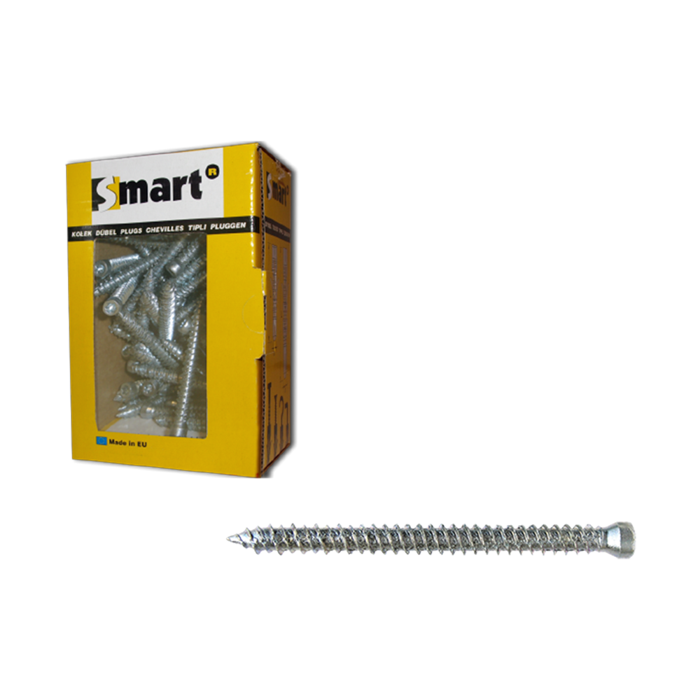 pgb-Europe SMART | Kozijnschroef CK-T30 Ø 7,50x152 Zn | 100 st SM0WSC001075152E