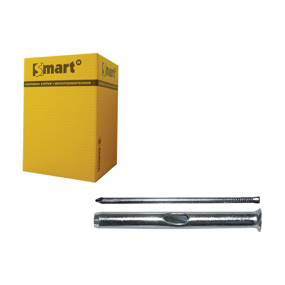 pgb-Europe SMART | Cellenbetonnagel "K" met kraag Ø 6x90 Zn SM0CBN0010600903