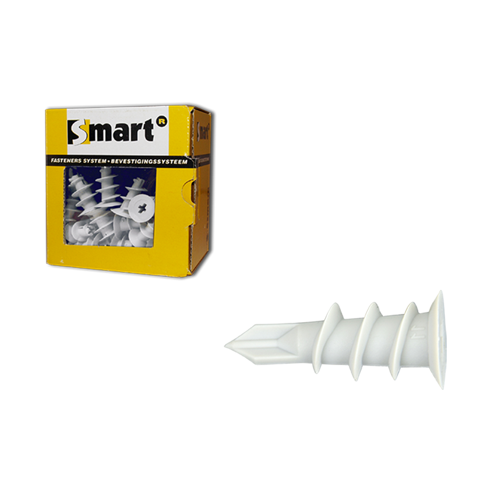 pgb-Europe SMART | Zelfb. gipskartonplug Ø 13x32 PA6 | 50 st SM0GKPN0004E