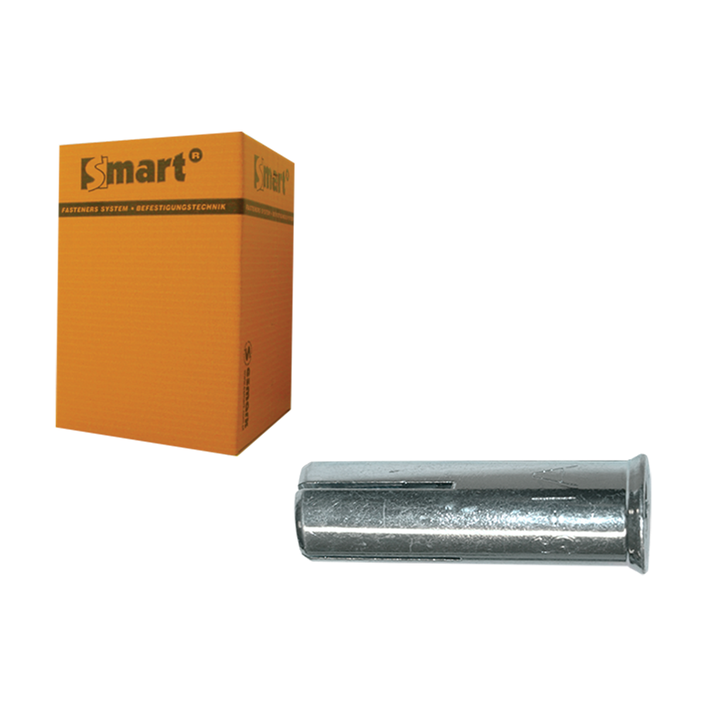 pgb-Europe SMART | Inslaganker met lip IAL M12x50 Zn | 50 st SM0IAL0011200503