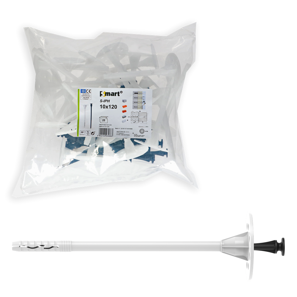 pgb-Europe SMART | ISO SMART S-IPH kunststof nagel 10x220 | 25 st - SM0IPHN001002204