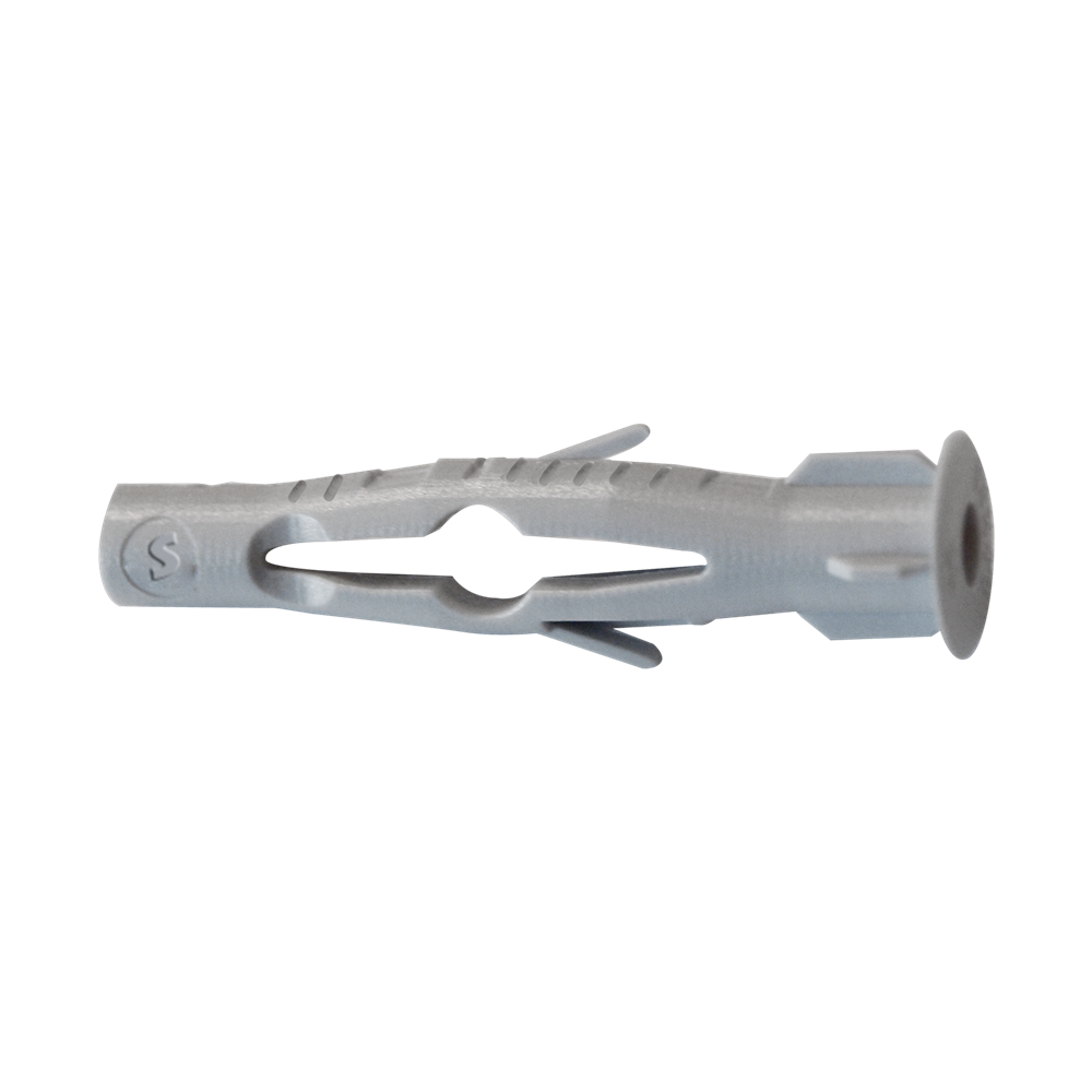 pgb-Europe SMART | Nylon uni.plug SMART met boord Ø 6x40 | 200 st SM0MFPN000600403