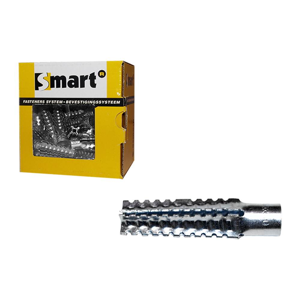pgb-Europe SMART | Universele plug metaal Ø 8x38mm Zn | 50 st SM0MUP001080038E