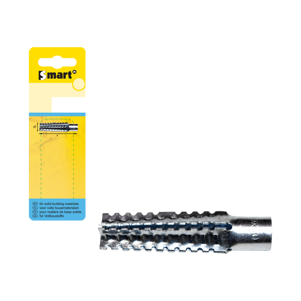 pgb-Europe SMART | Metalen universeelplug Ø 10x60 Zn | 5 st SM0MUP001100060H