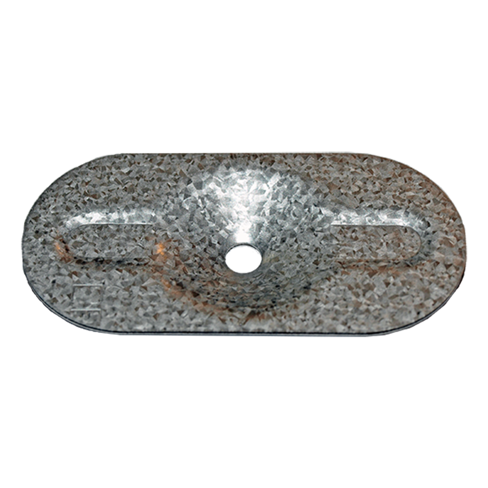 pgb-Europe SMART | Ovale isolatieplaatjes Ø 82x40x5,5x1,0 Zn SM0IWO0010550823