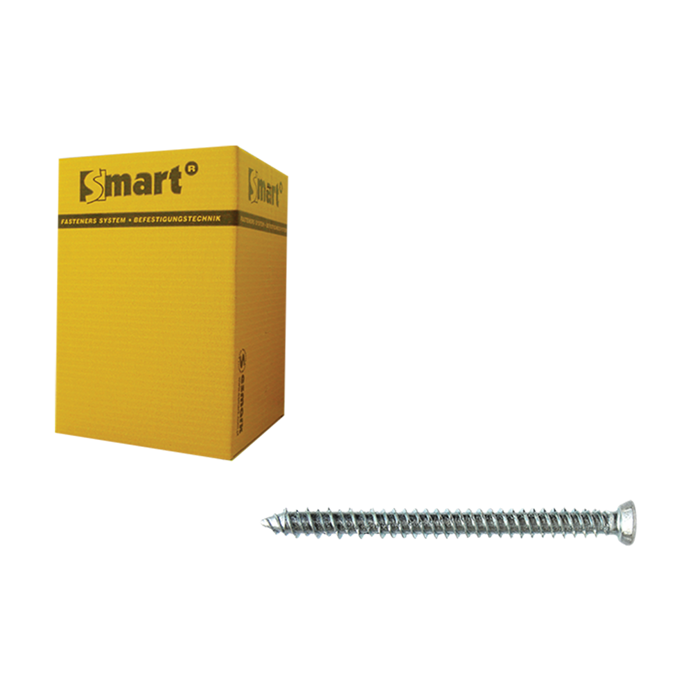 pgb-Europe SMART | Kozijnschroef VZK-T30 Ø 7,50x62 Zn | 100 st SM0WSF0010750623