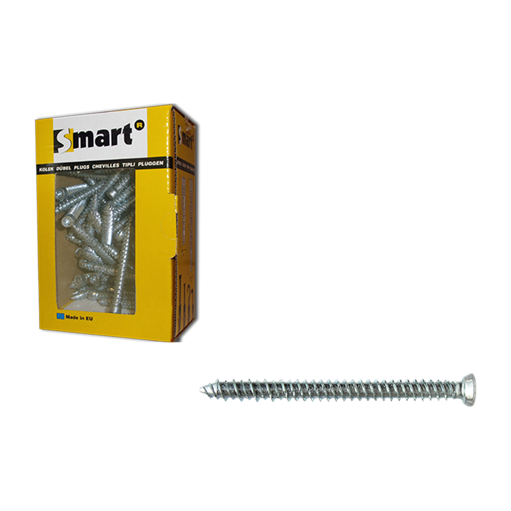 pgb-Europe SMART | Kozijnschroef VZK-T30 Ø 7,50x82 Zn | 100 st SM0WSF001075082E