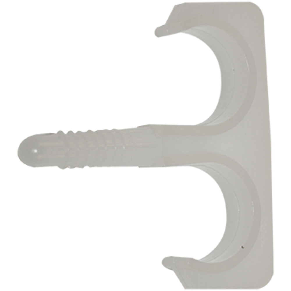 pgb-Europe SMART | Nylon plugclip dubbel 16-19 wit | 50 st SM0PCDN001600193