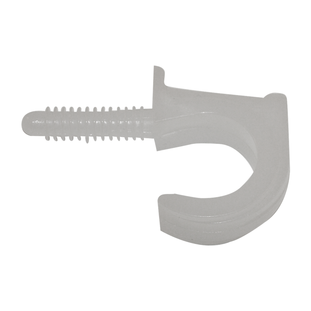 pgb-Europe SMART | Nylon plugclip enkel 16-19 wit | 100 st SM0PCEN001600193