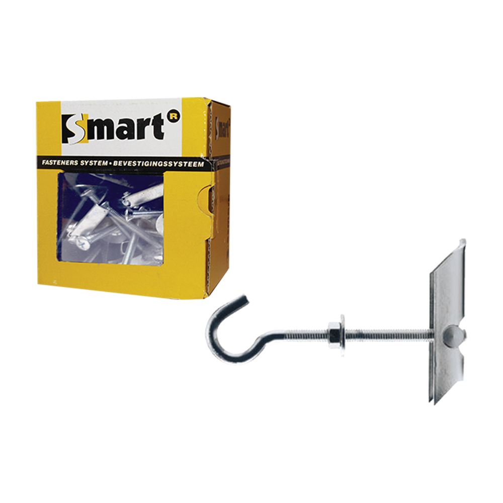 pgb-Europe SMART | Kipankers + haak M6x100 Zn SM0GAC001060100E