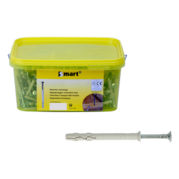 pgb-Europe - Nagelplug VK boord gemont. 8x60/emmer250 - SM0PKKN01080060M