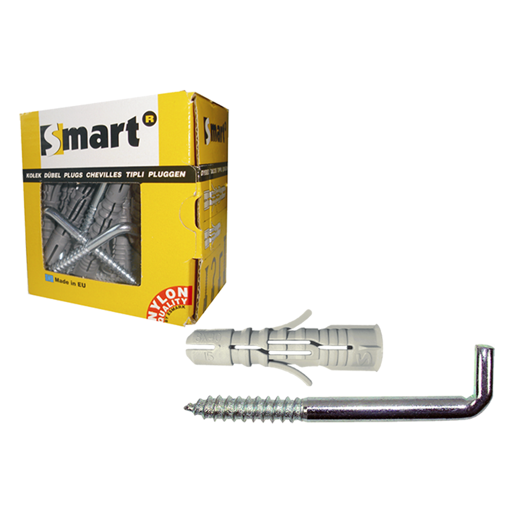 pgb-Europe SMART | plug + schroefduim Ø 6x60 NZN | 20 st SM0PSDN0110060060E
