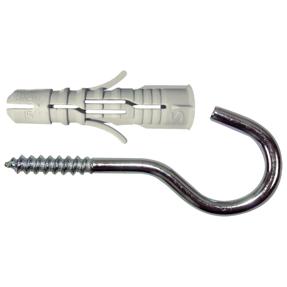 pgb-Europe SMART | plug + schroefhaak Ø 6x30 NZN | 10 st - SM0PSHN0106060030H