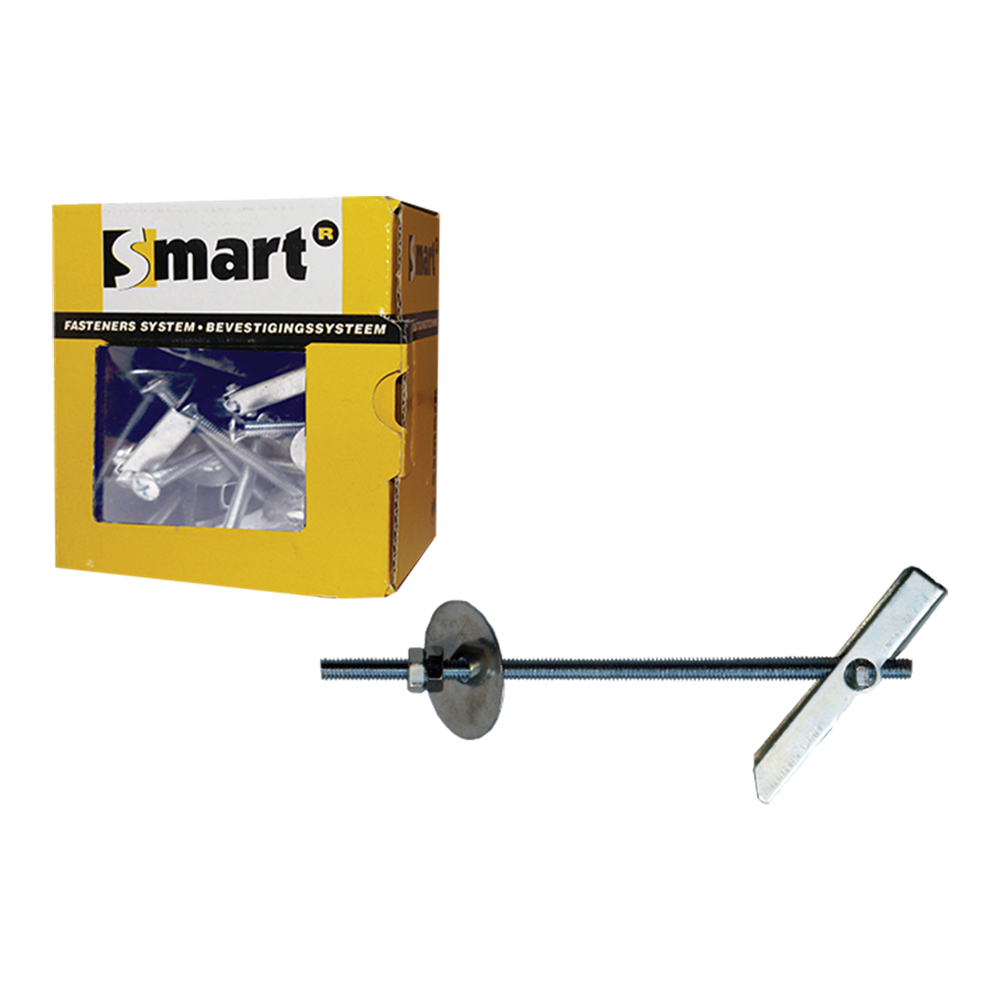 pgb-Europe SMART | Kipankers + draadstang M6x100 Zn SM0GAR001060100E