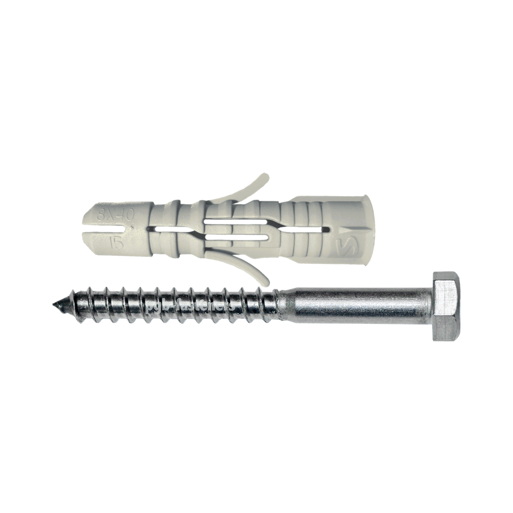 pgb-Europe SMART | plug nylon + DIN 571 Ø 10x50 NZN | 6 st SM0PZSN0110100050H