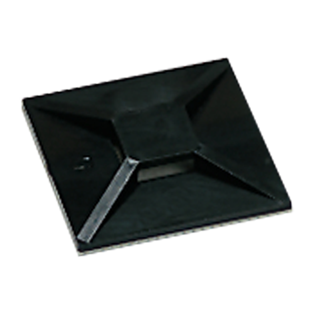pgb-Europe SMART | Plakzadel kabelbinder 19x19 zwart SM0PZVN00190019Z5