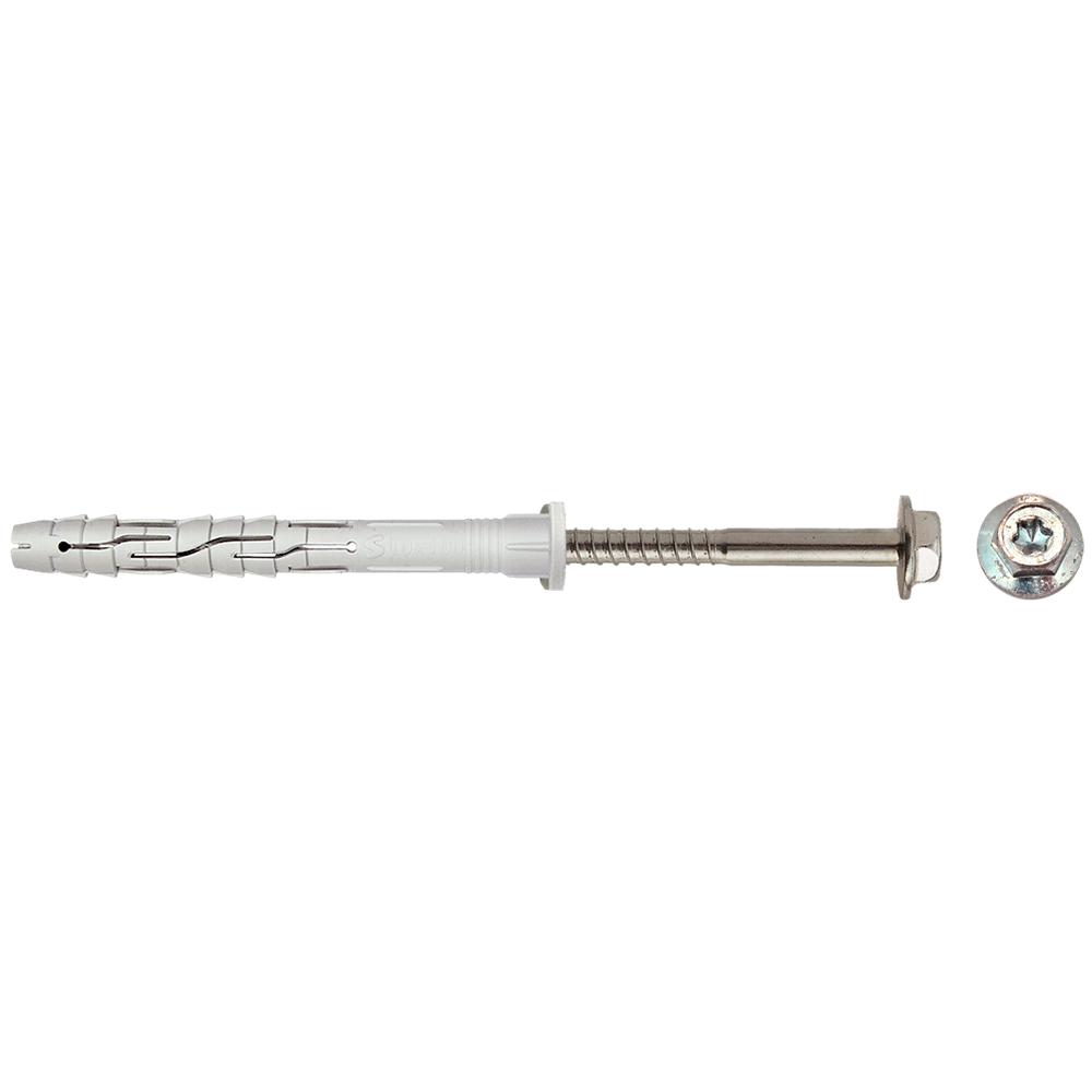 pgb-Europe SMART | Raamplug CB zeskantschroef Ø 10x80 A4 | 50 st SM0RPCN401000803