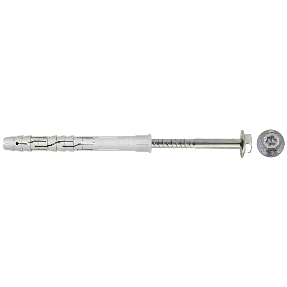 pgb-Europe SMART | Raamkozijnplug VK PA +schroef Ø 10x80 NZN SM0RPFN01100080H