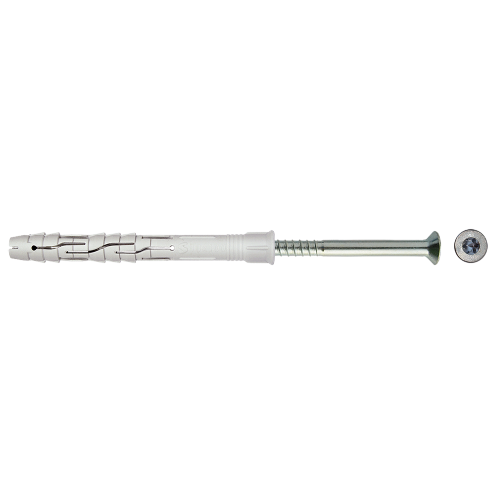 pgb-Europe SMART | Raamkozijnplug VK PA +schroef Ø 10x80 NZN SM0RPTN01100080H