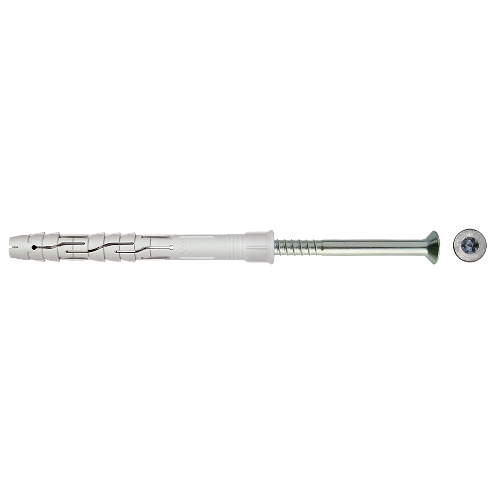 pgb-Europe SMART | Raamplug +schroef VZK Tx Ø 10x80 NZN | 50 st SM0RPTN011000803