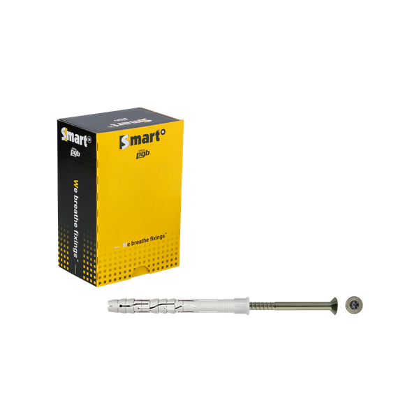 pgb-Europe Raamplug met schroef VZK-T Verzonken kop NA4 Ø8x120 | 50 st | SM0RPTN400801203