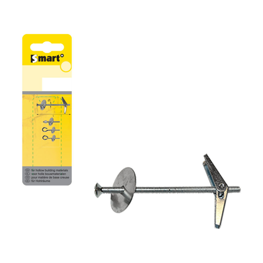 pgb-Europe SMART | Springanker met schroef M4x75 Zn SM0TAS001040075H