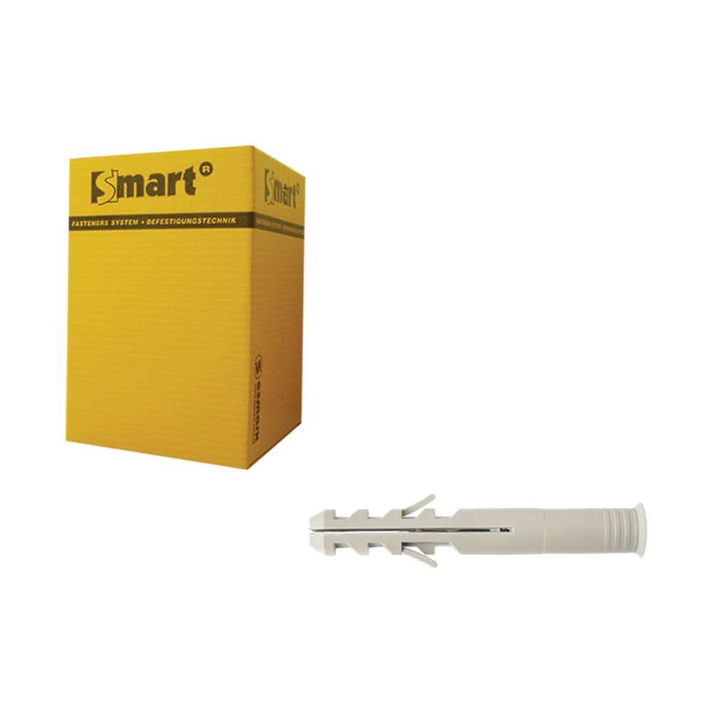 pgb-Europe SMART | Lange nylon plug 1 vleugel VK Ø 14x135 | 50 st SM0SCPN001401353