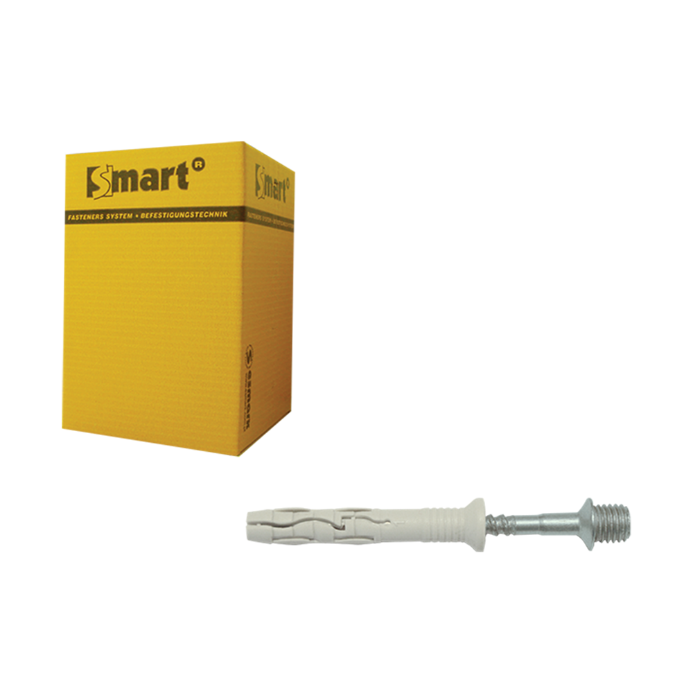 pgb-Europe SMART | Nagelplug met metrisch draadeind M8x50 | 100 st SM0SPMN010800503